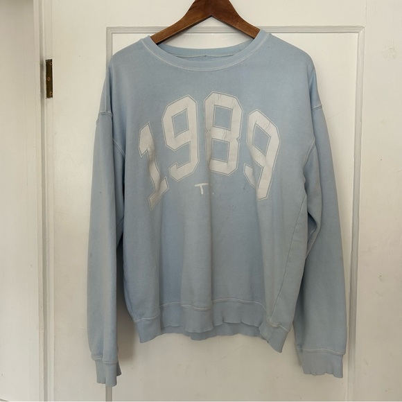 Taylor Swift Sweaters - Taylor Swift 1989 Light Blue Crewneck Sweatshirt Size M | Original Era Merch